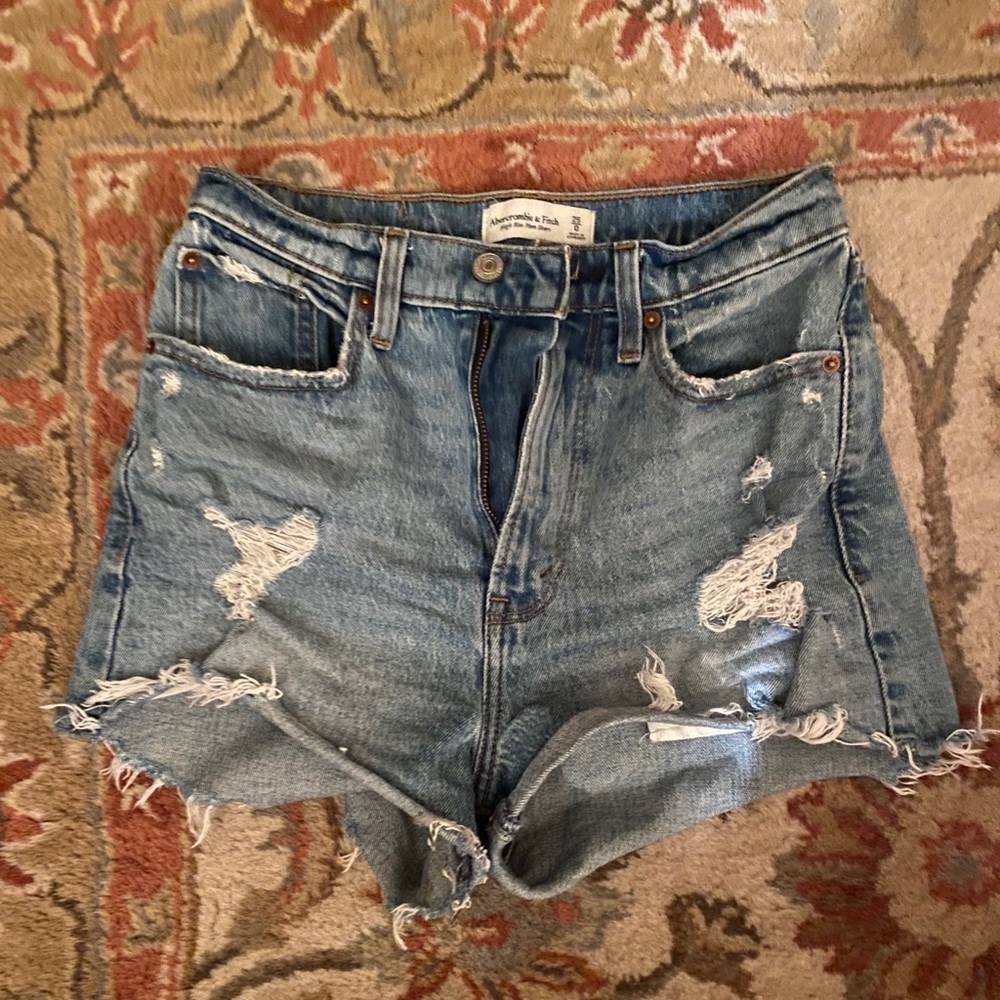 High Rise Jean Shorts 🤎